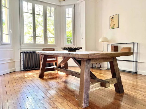 Farmhouse Table Old Oak Tower - 300 cm Long