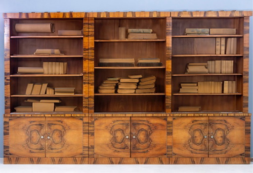 Grande libreria Art Déco, Cecoslovacchia, anni '30