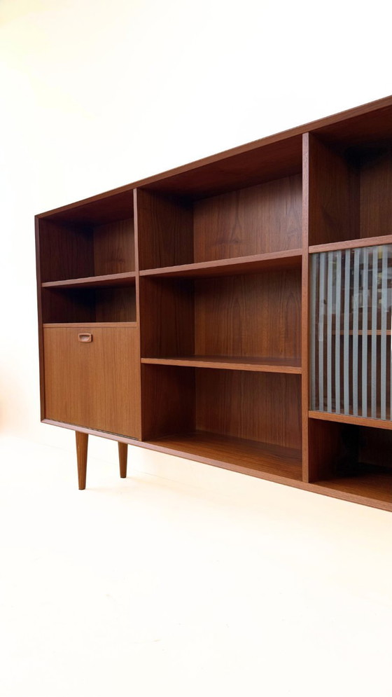 Image 1 of Libreria vintage in teak di metà secolo, Danimarca, anni '60