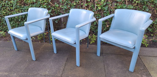 3x chaises design Leolux Cachucha Hugo de Ruiter