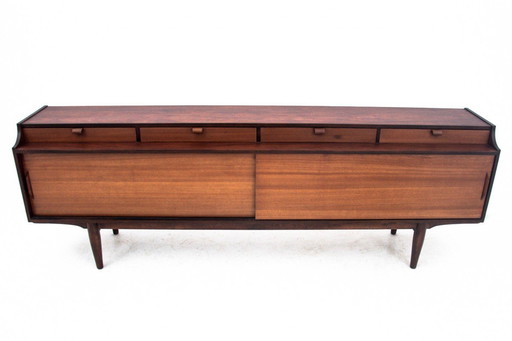 Mid-Century modernes Teakholz Sideboard, Dänemark, 1960er Jahre