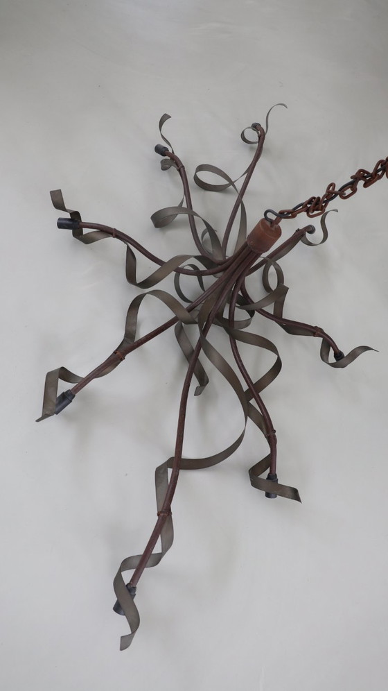 Jacco Maris - Ruban Plie Lamp, 8-Arm Chandelier – Bronze (photo 5 of 5)