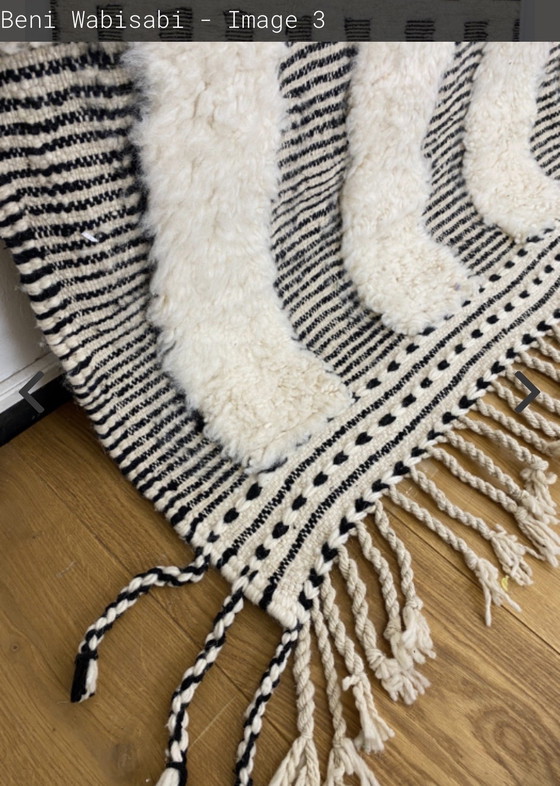 Image 1 of Beni Ourain carpet 3/2m Zanafi Designer 