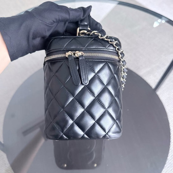Image 1 of Chanel Trendy CC Vanity, schwarzes Lammleder, goldene Beschläge, Mikrochip