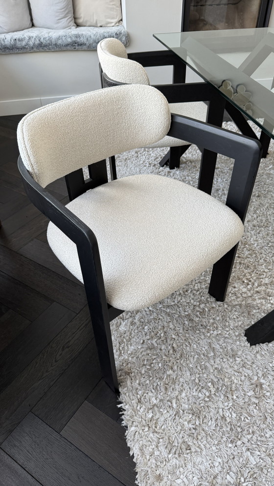 Bodio Wabi Sabi Dining Chairs ×4 — Brand New, Unused (LUMZ, €716 RRP) – Wood, Textile (photo 6 of 8)