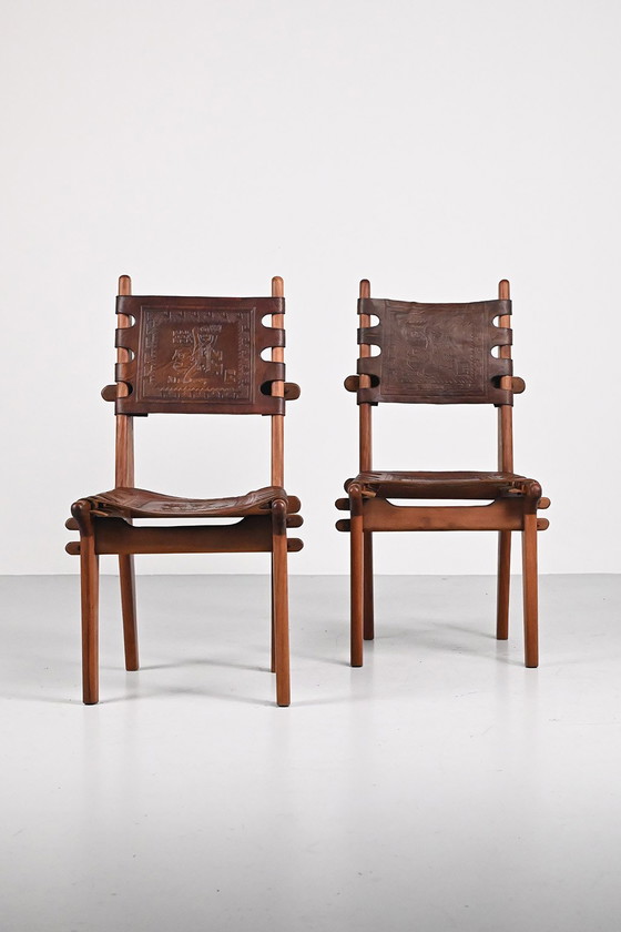 Pair of Brutalist Angel Pazmino chairs (photo 3 of 12)