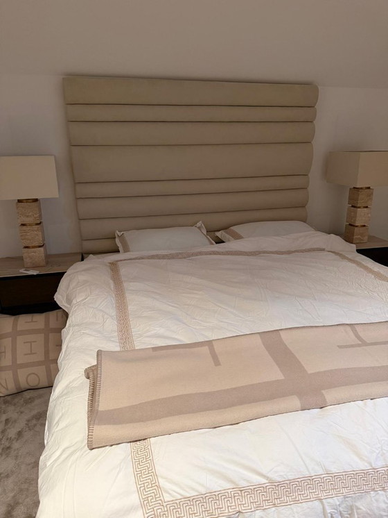 Image 1 of Head Boards custom box spring Mercis Blues 304