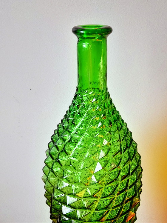Image 1 of Green Empoli Italian carafe, 1970