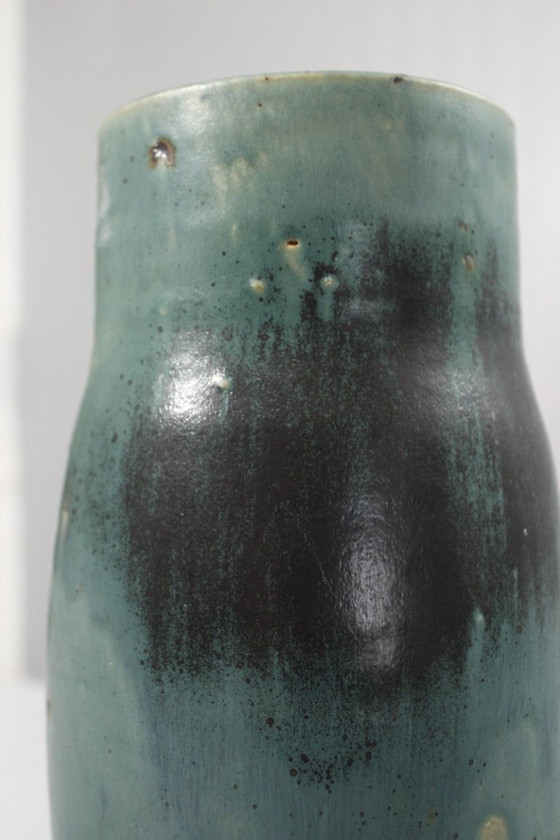 Image 1 of Lucien Arnaud in Saint-Amand en Puisaye - Large vase circa 1920, Carriès school