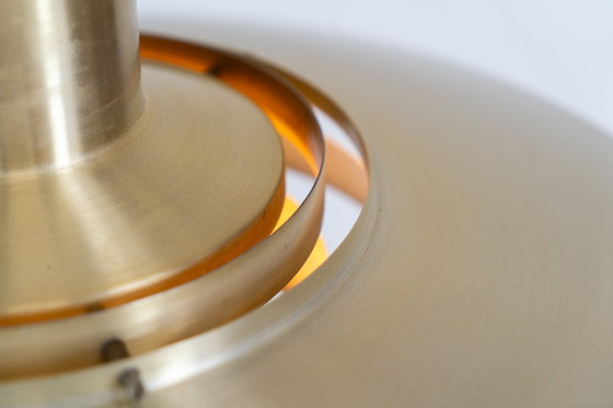 Image 1 of Early “P376” Brass Pendant Light by Jørgen Kastholm & Preben Fabricius for Nordisk Solar (Denmark, 1960s)