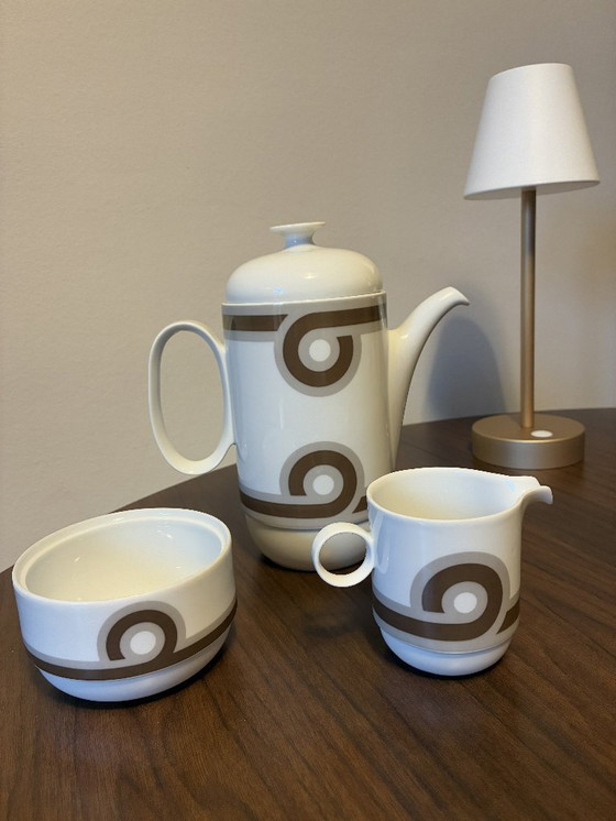 Image 1 of Rosenthal Studio Linie Duo Baltic Set da colazione Design by Ambrogio Pozzi Decor by Rosemonde Naira 