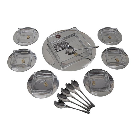 Set da dessert, design italiano, anni '70, produttore: GOTTINGHEN