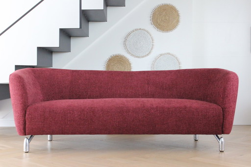 Leolux Pupilla 2,5 places rouge bordeaux