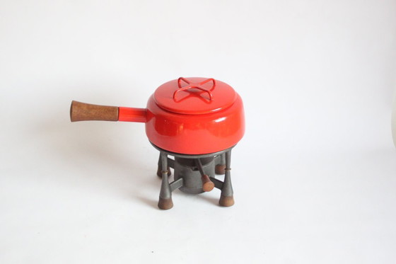 Image 1 of Set per fonduta di Jens Quistgaard per Dansk Designs, Danimarca anni '50