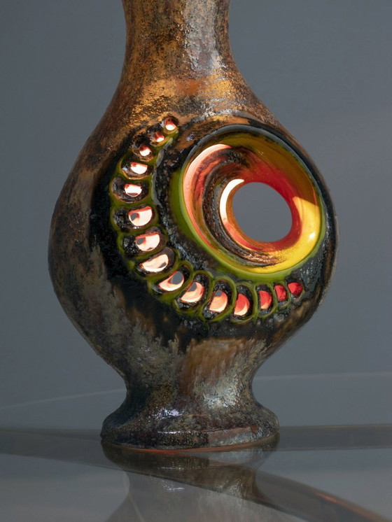 Image 1 of Huge Vintage Ceramic Lamp, Walter Gerhards, 1970s, Germany