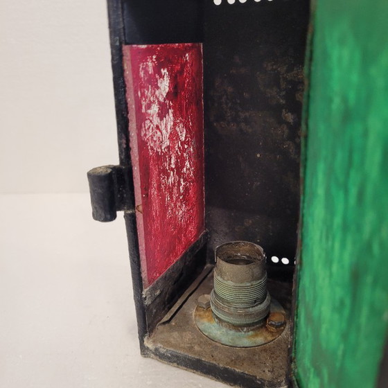 Image 1 of Linterna técnica ferroviaria, H. Luchaire, años 20 - Francia