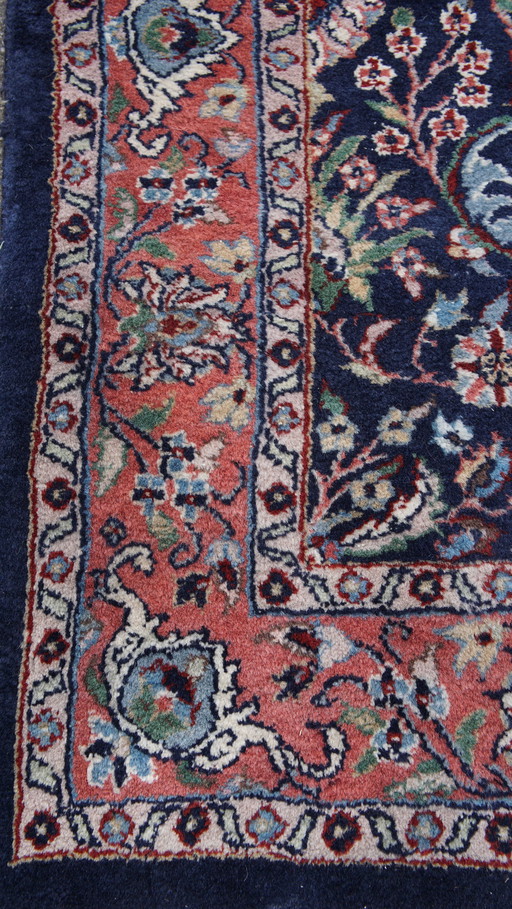 Large 6 Meter Long Vintage Runner With Blue