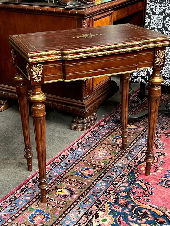 Console - Tavolo da gioco in stile Napoleone III. – Brass (photo 11 of 11)