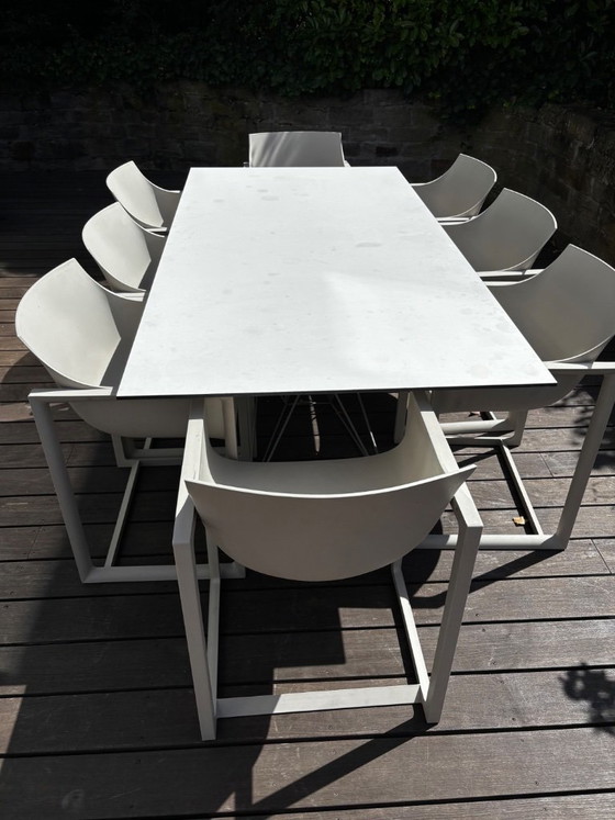 Table de jardin design FAZ Vondom 200×100 cm Écru – Tables de jardin, Fiberglass (photo 5 of 5)