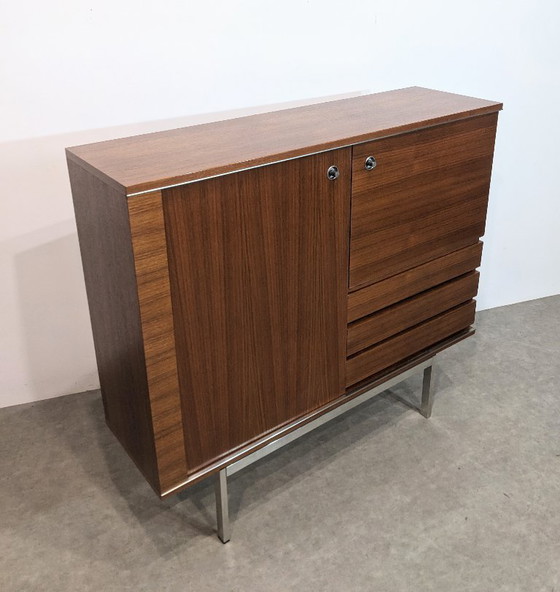 Image 1 of Vintage teakhouten dressoir uit de jaren 60