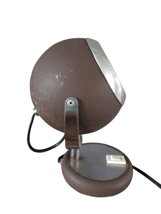 Image 1 of Vintage Space Age "Eyeball" table lamp.