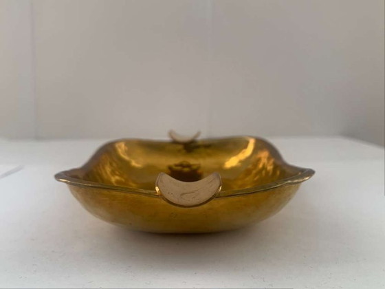 Image 1 of Posacenere Art Déco, modello 10 A, Karl Bayer, Monaco di Baviera, Art Nouveau, ottone