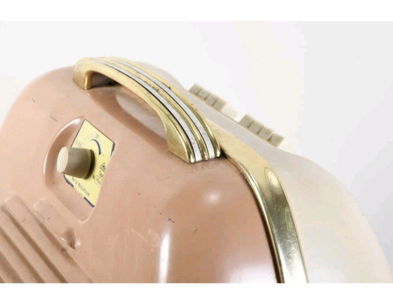 Image 1 of Vintage Ismet Ventilator nr. 9364 draagbaar ua plaatijzer