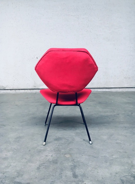 Image 1 of Midcentury Modern Design Low Side Chair set, Italy 1950's