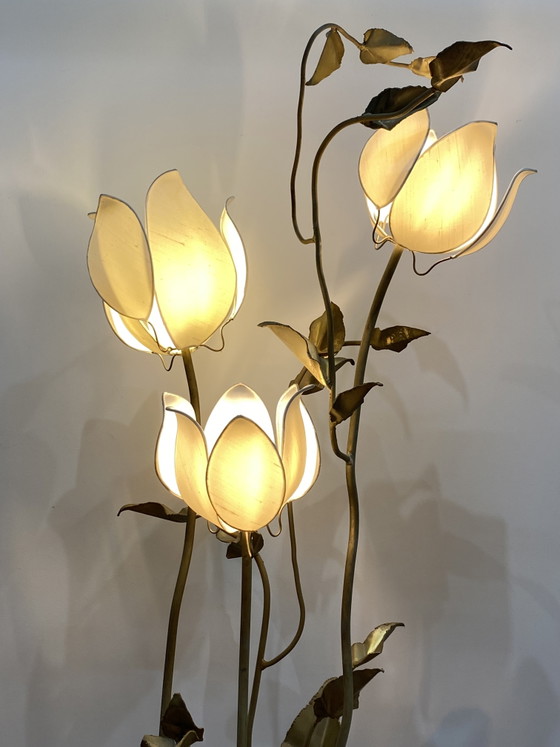Lampadaire Fleurs De Lotus – Metal (photo 2 of 13)