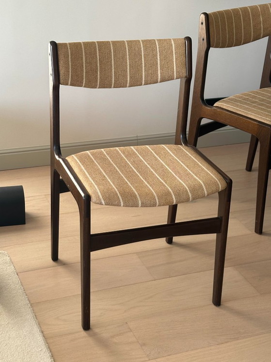 Image 1 of Seis sillas de comedor de teca de Erik Buch para Anderstrup Møbelfabrik, años 60