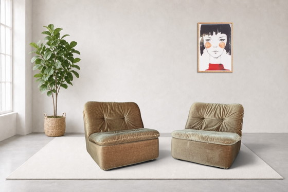 2 poltrone vintage verdi Cor "Ambo" di Jo Otterpohl – Divani modulari, Textile (photo 6 of 13)