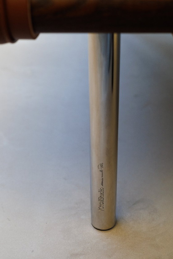 Image 1 of Barcelona ligbed van Mies van der Rohe voor Knoll - Cognac leer