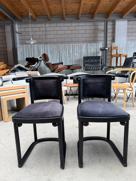 Image 1 of 2x Wittmann Fledermaus Chair by Joseph Hoffmann