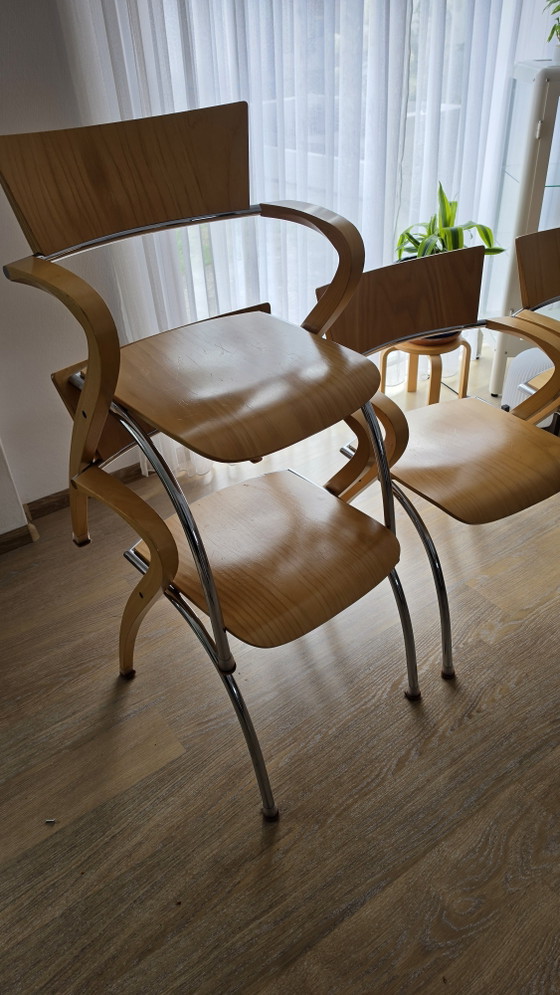 4x – Komplot Design, Sillas de comedor, Chrome, Metal (photo 9 of 12)