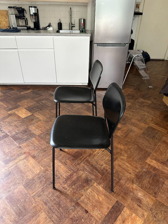 Image 1 of Sedia Hay Soft Edge Legno nero