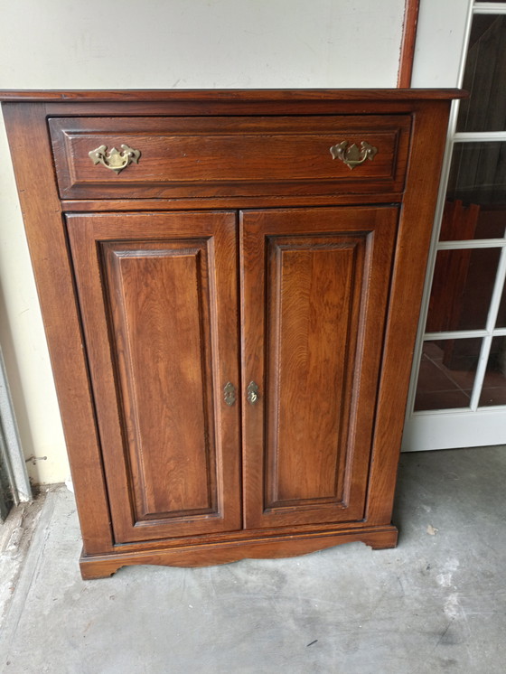 Image 1 of Beautiful oak storage cabinet