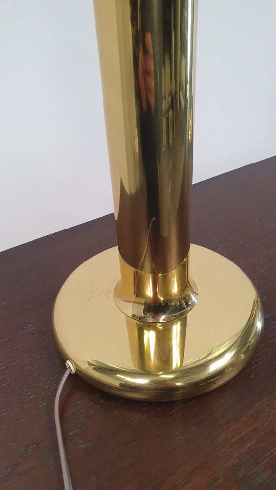 Image 1 of 2x XL brass table lamp Baulmann Leuchten, regency 80's