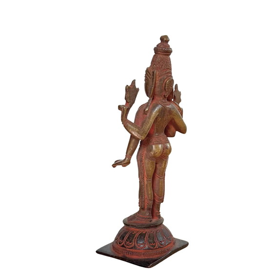 Statua di Vishnu in bronzo dorato del XIX secolo – Sculture, Bronze (photo 6 of 10)