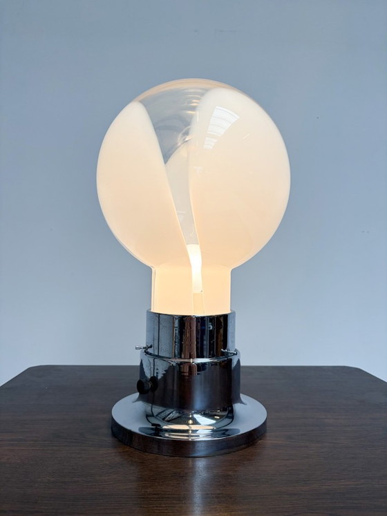 Lampada da tavolo italiana in vetro di Murano 52 cm, anni '70 – Lampade da tavolo, Metallo (photo 6 of 14)