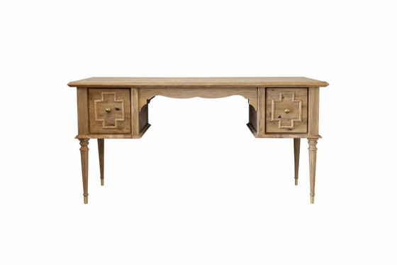 Image 1 of Luxurious oak writing desk