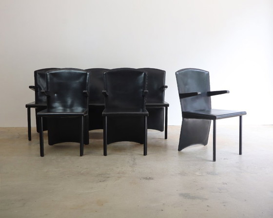 Image 1 of 6x Sedie Zanotta Armida design Andrea Branzi