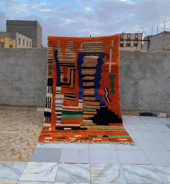 Tapis marocain traditionnel fait main 3x2 m – Wool (photo 2 of 16)