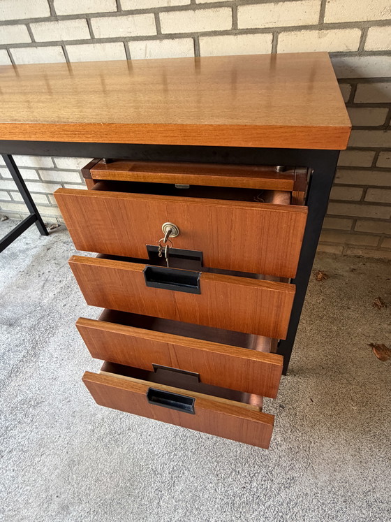 Image 1 of Vintage Dutch design desk Cees Braakman Pastoe Japanese series