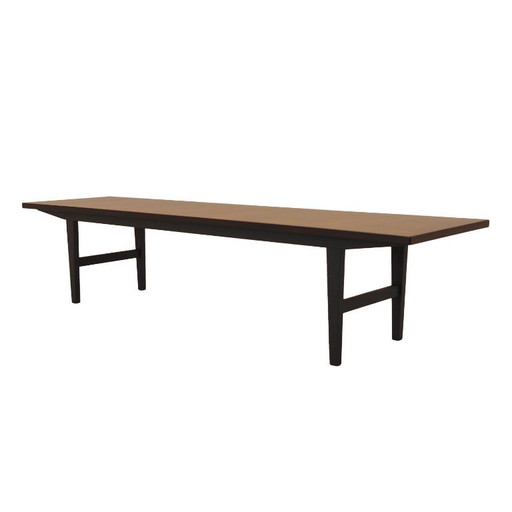 Sideboard aus Palisanderholz auf schwarzem Gestell, furnierte Platte, dänisches Design aus den 1970er Jahren – tv meubelen