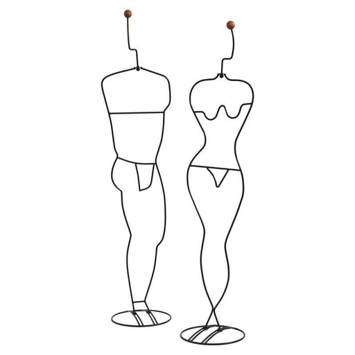 Maniquí masculino y femenino vintage de Laurids Lonborg