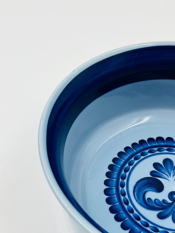Image 1 of Kahla Bleu Saxe saladekom van porselein uit de DDR