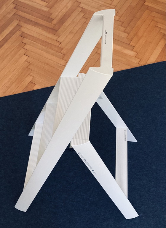 NUOVA Scala a 3 gradini Metaphys Lucano di Hasegawa ( – Mobili archivio, Alluminio (photo 5 of 8)