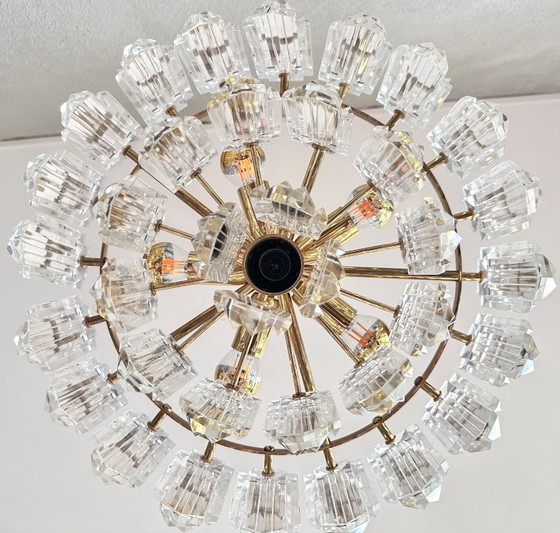 Image 1 of Lustre vintage en cristal Kalmar