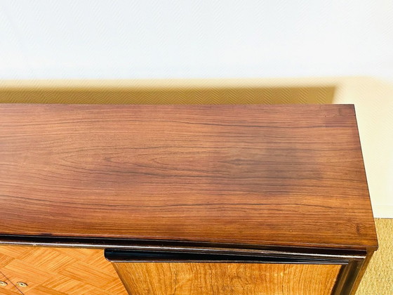 Image 1 of Credenza Art Déco in noce, Francia, 1950