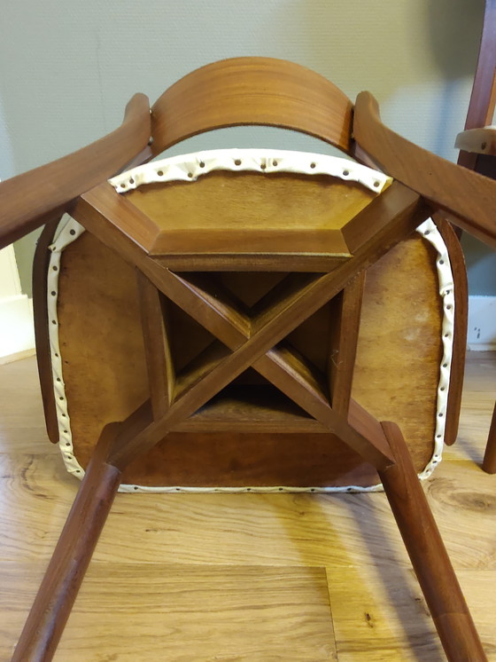 Image 1 of 2 chaises Mid Century en teck des années 60